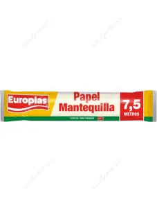 Papel Mantequilla 7.5 mts Europlas 1 Unid