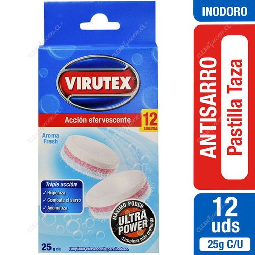 Pastillas Inodoro Efervescentes Antisarro Virutex 12