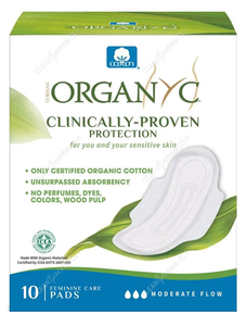 Organyc Toalla Higiénica Normal Ultrafina 10 un