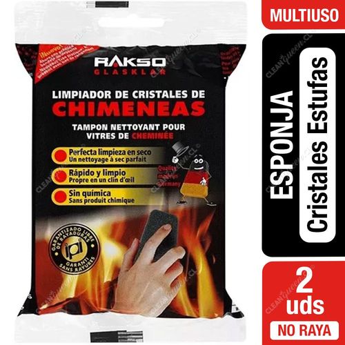 Rakso Esponja Premium Limpia Cristales Estufas 2 un