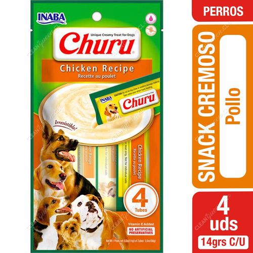 Churu Snack Cremoso Chicken Recipe Perro 4 un