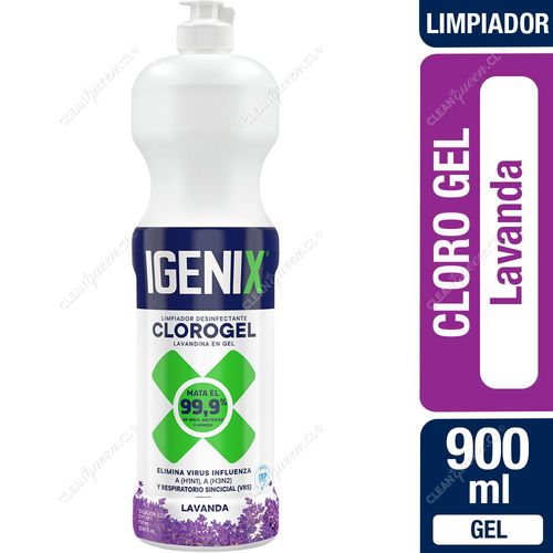 Igenix Limpiador Cloro Gel Lavanda 900 ml