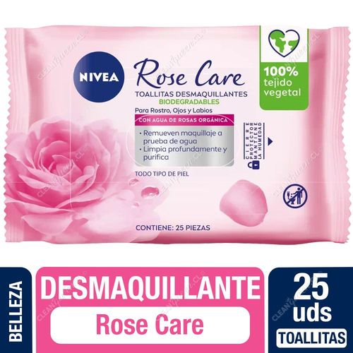 Nivea Toallitas Desmaquillantes Rose Care 25 un