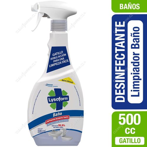 Lysoform Limpiador Desinfectante para Baños Gatillo 500 cc