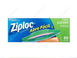 Ziploc Bolsas Multiuso para Llevar Cierre Fácil Chicas 50 un