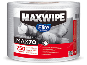 Elite Paño Reutilizable Professional Maxwipe 750 Paños