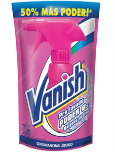 Vanish Removedor de Manchas Poder O2 Prelavado Doypack 400 ml