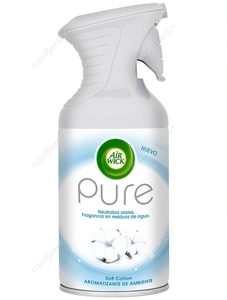 Air Wick Aromatizante Ambiental Pure Soft Cotton 250 ml