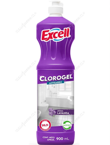 Excell Limpiador Cloro Gel Lavanda 900 cc
