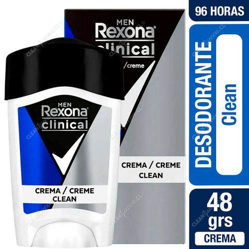 Rexona Desodorante Crema Hombre Clinical Clean 48 g