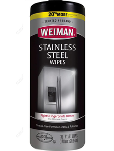 Weiman Toallas Húmedas Acero Inoxidable 30 un