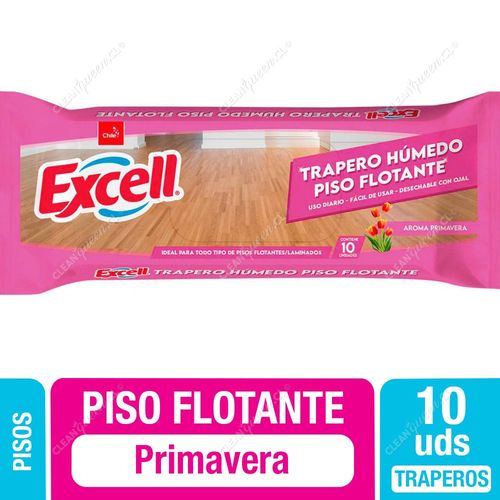 Excell Trapero Húmedo Piso Flotante Primavera 10 un