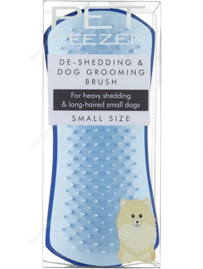 Pet Teezer Cepillo Muda Pelaje Azul & Celeste Pequeño