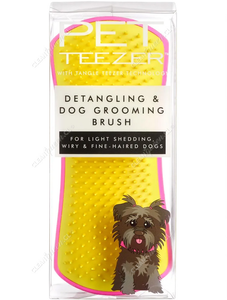 Pet Teezer Cepillo Desenredante Rosado & Amarillo Grande