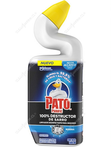 Pato Purific Limpiador Desinfectante Inodoro Destructor de Sarro Marina 500 ml
