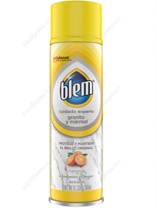 Blem Lustra Muebles Aerosol Granito y Mármol Naranja 360 ml