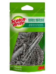 Scotch-Brite Esponja Acero Inoxidable Espiral 2 un