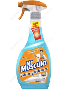 Mr. Músculo Limpiador Vidrios y Multiuso Gatillo 500 cc
