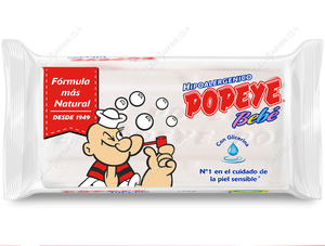 Popeye Jabón Barra para la Ropa Hipoalergénico Bebé 170 g