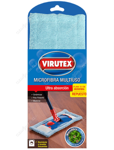 Virutex Mopa Plana Microfibra Repuesto