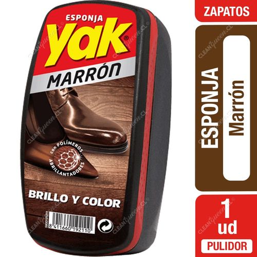 Yak Esponja Limpia Calzado Marrón