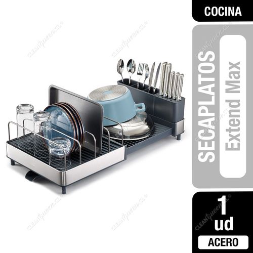 Joseph Joseph Secaplatos Extensible Extend Max Acero Inoxidable