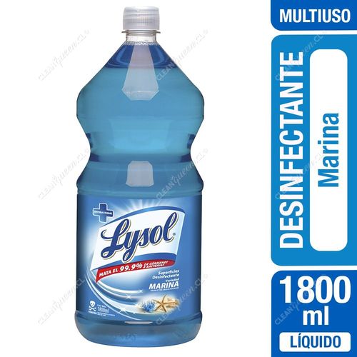 Lysol Desinfectante Líquido Marina 1800 ml
