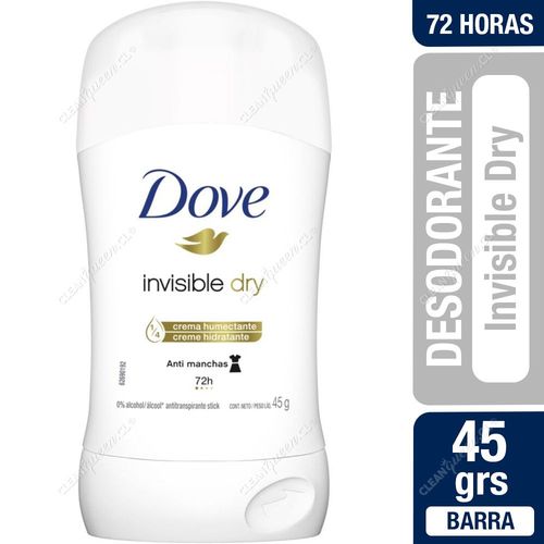 Dove Desodorante Barra Mujer Invisible Dry 45 g