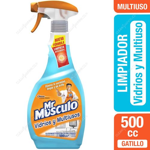 Mr. Músculo Limpiador Vidrios y Multiuso Gatillo 500 cc