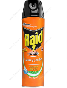Raid Insecticida Casa y Jardín Base Acuosa 360 cc