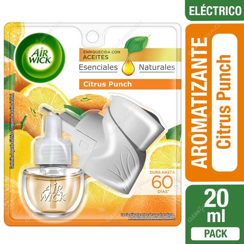 Air Wick Aparato + Repuesto Aromatizante Eléctrico Citrus Punch 20 ml