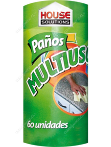 House Solutions Paños Prepicados Multiuso 60 un