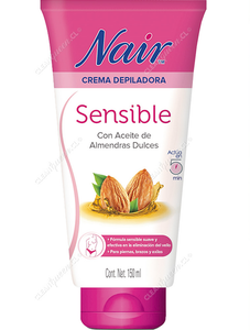 Nair Crema Depiladora Sensible Aceite de Almendras Dulces 150 ml