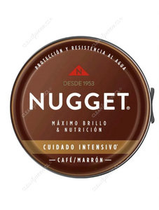 Nugget Betún Pasta para Calzado Color Marrón 65 g