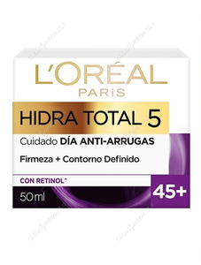 L'Oréal Crema Facial Día Anti-Arrugas +45 Hidra Total 50 ml