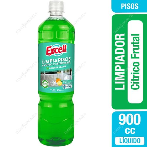 Excell Limpiador Pisos Cítrico Frutal 900 cc