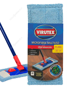 Virutex Mopa Plana Microfibra Set