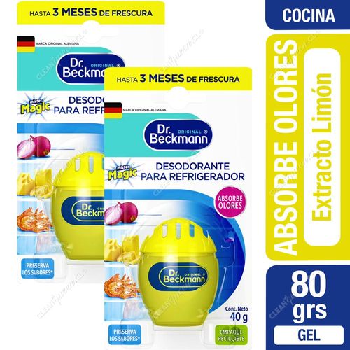 Desodorante Refrigerador Dr. Beckmann Extracto Limón 2 x 40 g