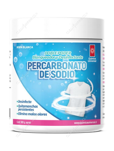 Química Universal Percarbonato Polvo Ropa Blanca 500 g