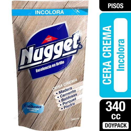 Nugget Cera Crema Incolora 340 cc