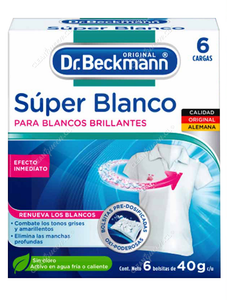 Dr. Beckmann Blanqueador Ropa Súper Blanco 240 g