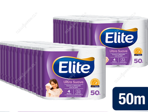 Papel Higiénico Elite Ultra Doble Hoja 50 m 96 un