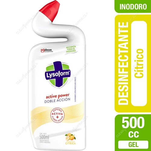 Lysoform Limpiador Desinfectante Inodoro Cítrico 500 cc