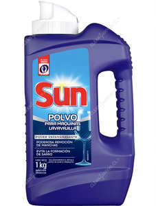 Detergente Lavavajillas Polvo Sun Poder Desengrasante 1 Kg