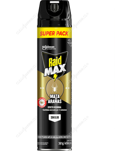 Raid Insecticida Max Mata Arañas 360 cc