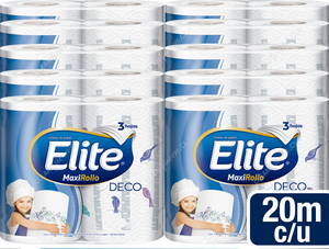 Elite Toalla de Papel Deco 20 m 10 x 2 un