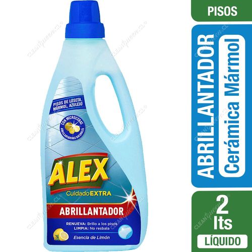 Alex Abrillantador Piso Cerámica y Mármol 2 L