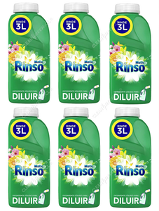 Rinso Detergente Líquido Diluible 6 x 500 ml