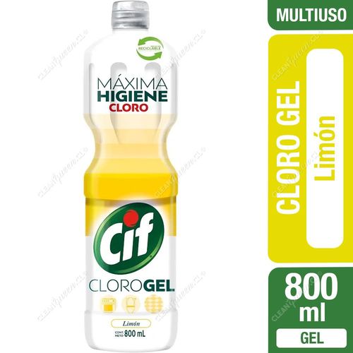 Cif Cloro Gel Limón 800 ml