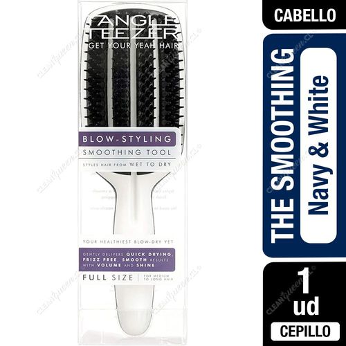 Tangle Teezer Cepillo The Smoothing Navy & White